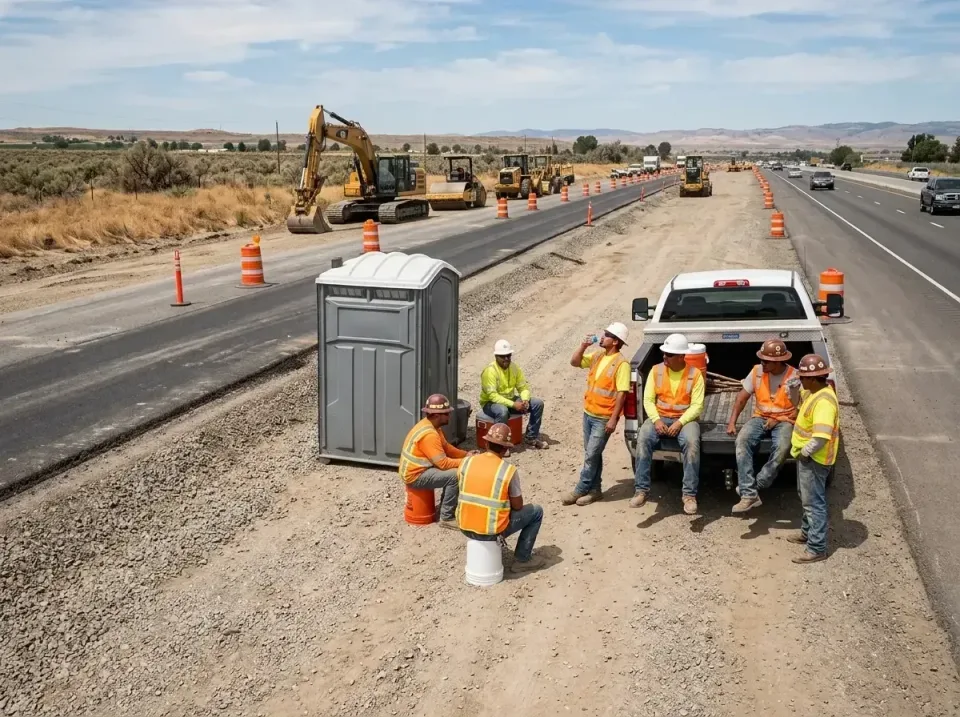 highway-road-construction-crew-007 — frequently asked questions, Porta Potty and Restroom Rentals in Taylorville, IL